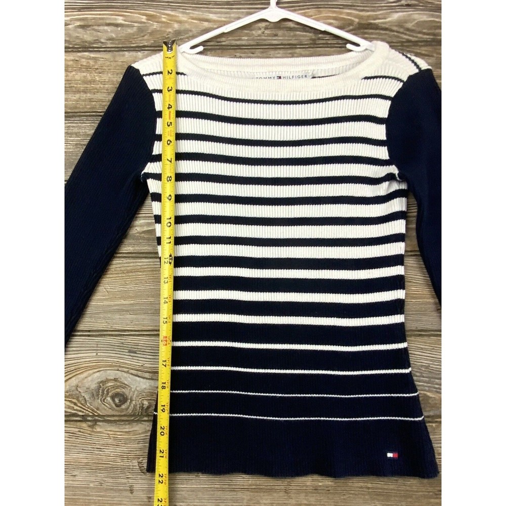 Tommy Hilfiger Striped Women’s Knit Sweater - Picture 5 of 9